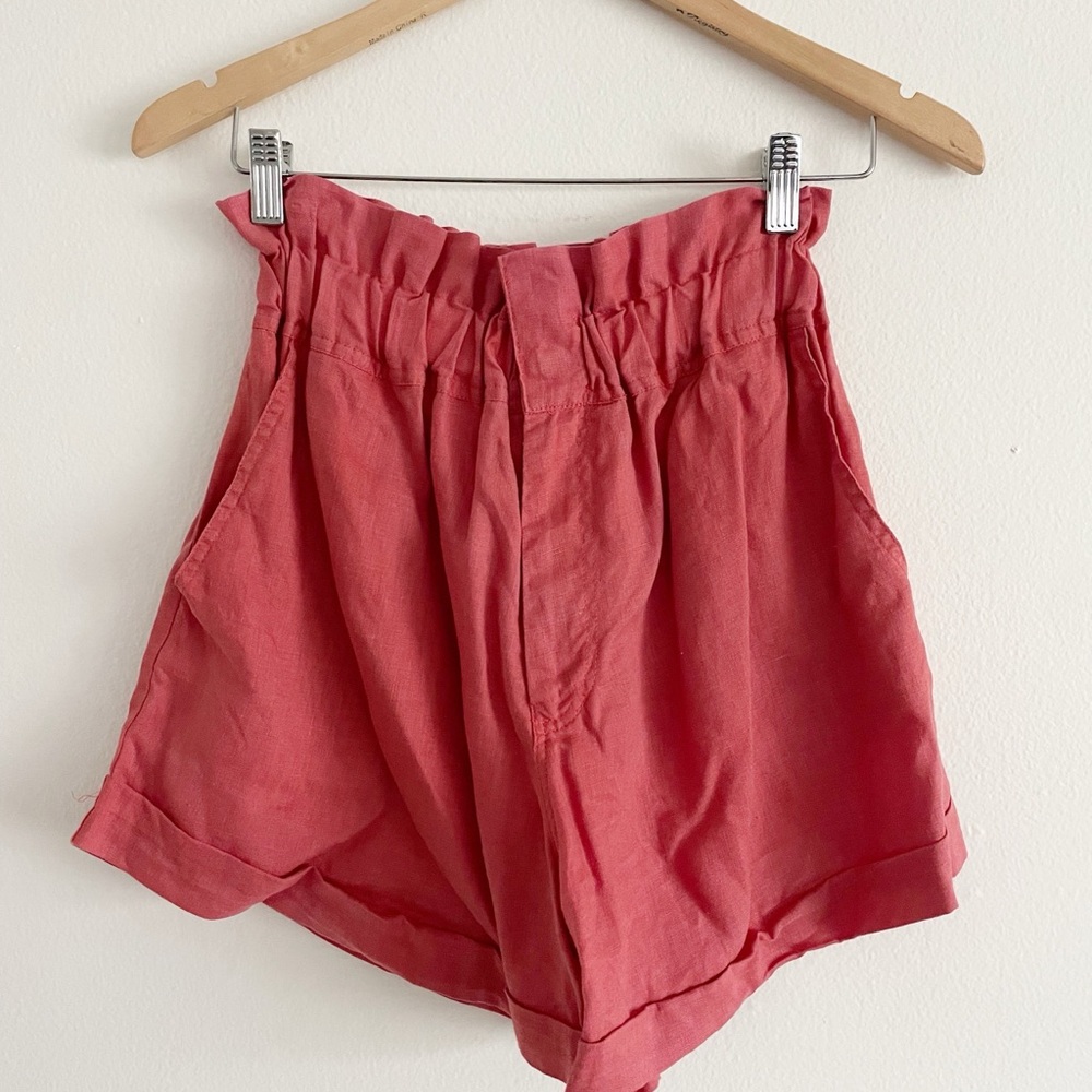 Posse Ducky Linen Paper Bag Waist Shirts